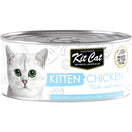 Kit Cat Kitten Chicken Flakes With Aspic Grain-Free Canned Cat Food 80g