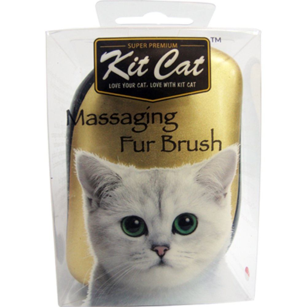 Kit Cat Massaging Fur Brush - Kohepets