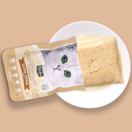 Kit Cat Petite Pouch Classic Chicken In Aspic GrainFree Pouch Cat Food