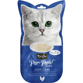 15% OFF: Kit Cat Purr Puree Plus Joint Care Chicken Cat Treats 60g - Kohepets