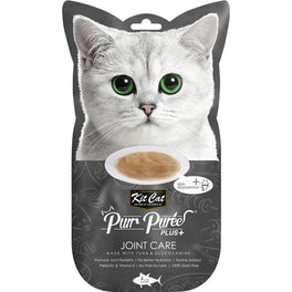 15% OFF: Kit Cat Purr Puree Plus Joint Care Tuna Cat Treats 60g - Kohepets