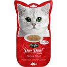 4 FOR $13.80 (Exp 27Sep24): Kit Cat Purr Puree Plus Skin & Coat Tuna Cat Treats 60g