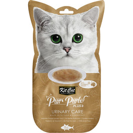 15% OFF: Kit Cat Purr Puree Plus Urinary Care Tuna Cat Treats 60g - Kohepets
