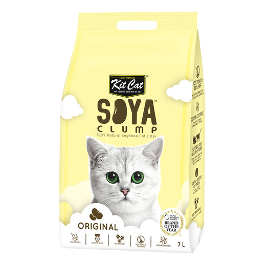 45% OFF: Kit Cat Soya Clump Original Cat Litter 7L - Kohepets