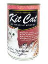 Kit Cat Super Premium Pacific Sardine with Tender Chicken Canned Cat Food 14oz