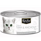 Kit Cat Deboned Tuna & Anchovy Toppers Grain-Free Canned Cat Food 80g