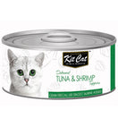 Kit Cat Deboned Tuna & Shrimp Toppers Grain-Free Canned Cat Food 80g