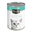 Kit Cat Wild Caught Tuna & Mackerel Grain Free Canned Cat Food 400g