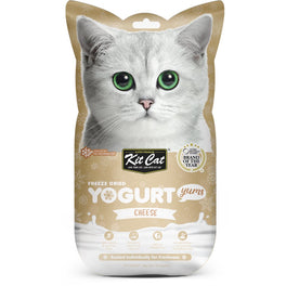 4 FOR $14: Kit Cat Yogurt Yums Cheese Grain-Free Freeze-Dried Cat Treats 10pc