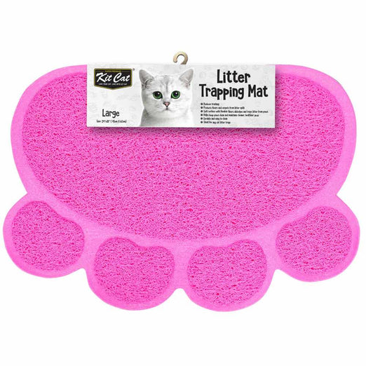 Kit Cat Litter Trapping Mat (Pink) - Kohepets