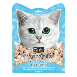 Kit Cat Freeze Bites Cod Fish Grain Free Cat Treats 15g - Kohepets