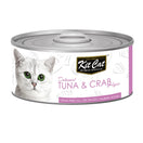 Kit Cat Deboned Tuna & Crab Aspic Grain-Free Canned Cat Food 80g