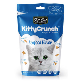 Kit Cat KittyCrunch Seafood Flavor Cat Treats 60g - Kohepets