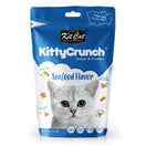 5 FOR $14: Kit Cat KittyCrunch Seafood Flavor Cat Treats 60g