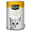 Kit Cat Wild Caught Tuna & Anchovy Grain Free Canned Cat Food 400g - Kohepets