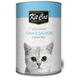Kit Cat Wild Caught Tuna & Salmon Grain Free Canned Cat Food 400g - Kohepets