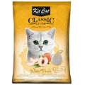 Kit Cat Classic Clump White Peach Clay Cat Litter 10L - Kohepets