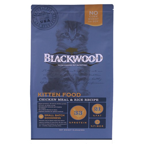 Blackwood Kitten Formula Chicken Meal & Rice Dry Cat Food 1.8kg - Kohepets