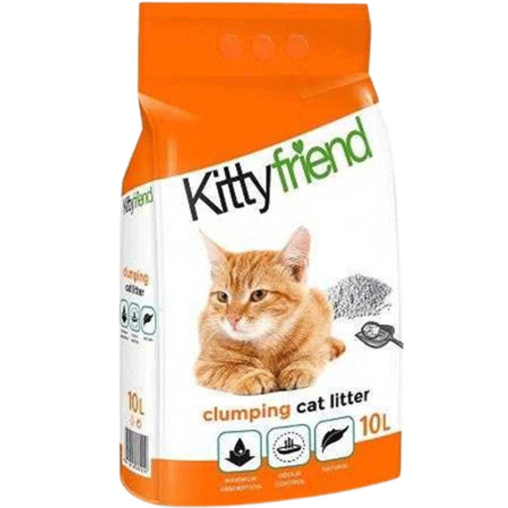 Sanicat Kitty Friend Unscented Clumping Cat Litter 10L Kohepets
