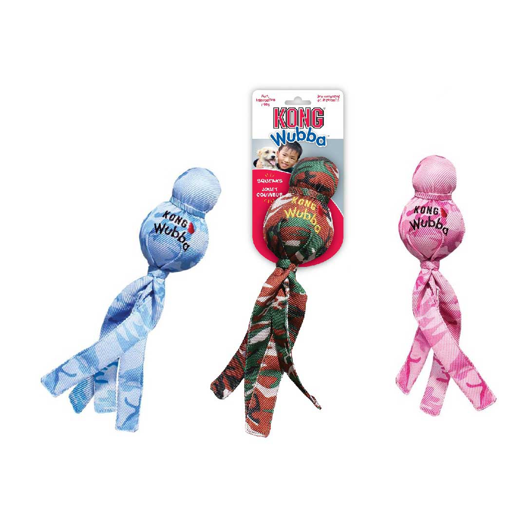KONG Camo Wubba Dog Toy - Kohepets