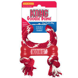 KONG Classic Goodie Bone with Rope Dog Toy X-Small - Kohepets