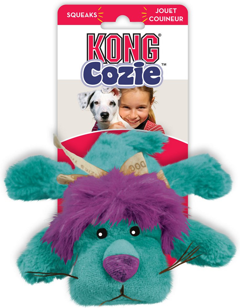 Kong Cozie King The Purple Haired Lion Small Dog Toy - Kohepets
