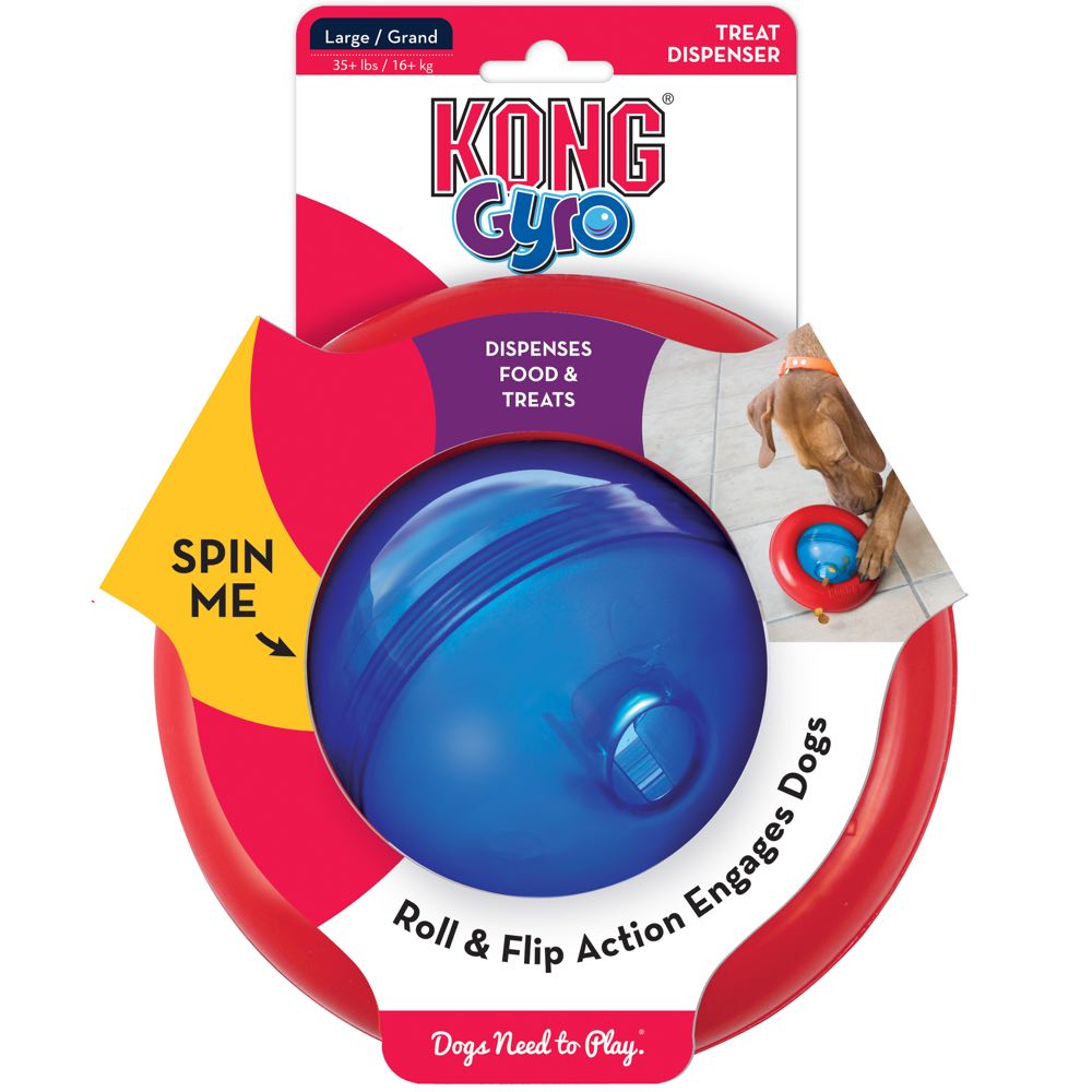 Kong Gyro Interactive Dog Toy - Kohepets