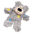 KONG Softies Patchwork Bear Cat Toy - Kohepets