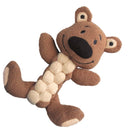 KONG Pudge Braidz Bear Dog Toy