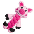 KONG Pudge Braidz Pig Dog Toy - Kohepets
