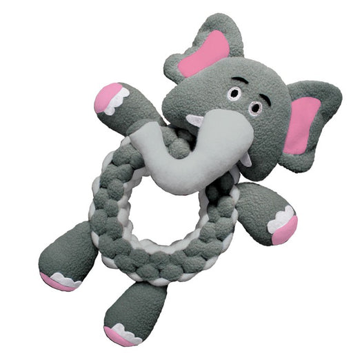 KONG Round Braidz Elephant Dog Toy - Kohepets