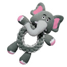 KONG Round Braidz Elephant Dog Toy
