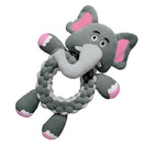 KONG Round Braidz Elephant Dog Toy