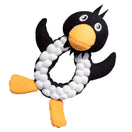 KONG Round Braidz Penguin Dog Toy