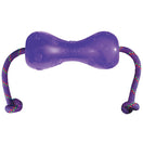 KONG Squeezz Dumbbell with Rope Dog Toy