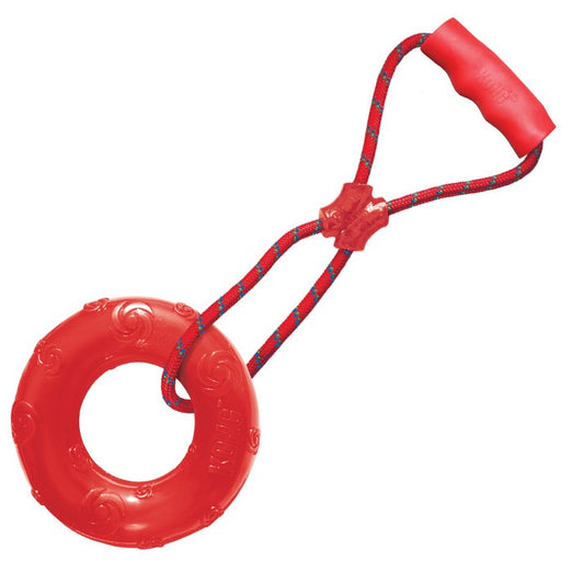 KONG Squeezz Ring with Handle Dog Toy - Kohepets