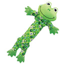 KONG Stretchezz Frog Dog Toy Medium