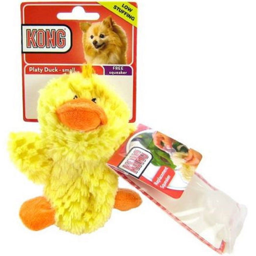 Kong Platy Duck Plush Dog Toy Small - Kohepets