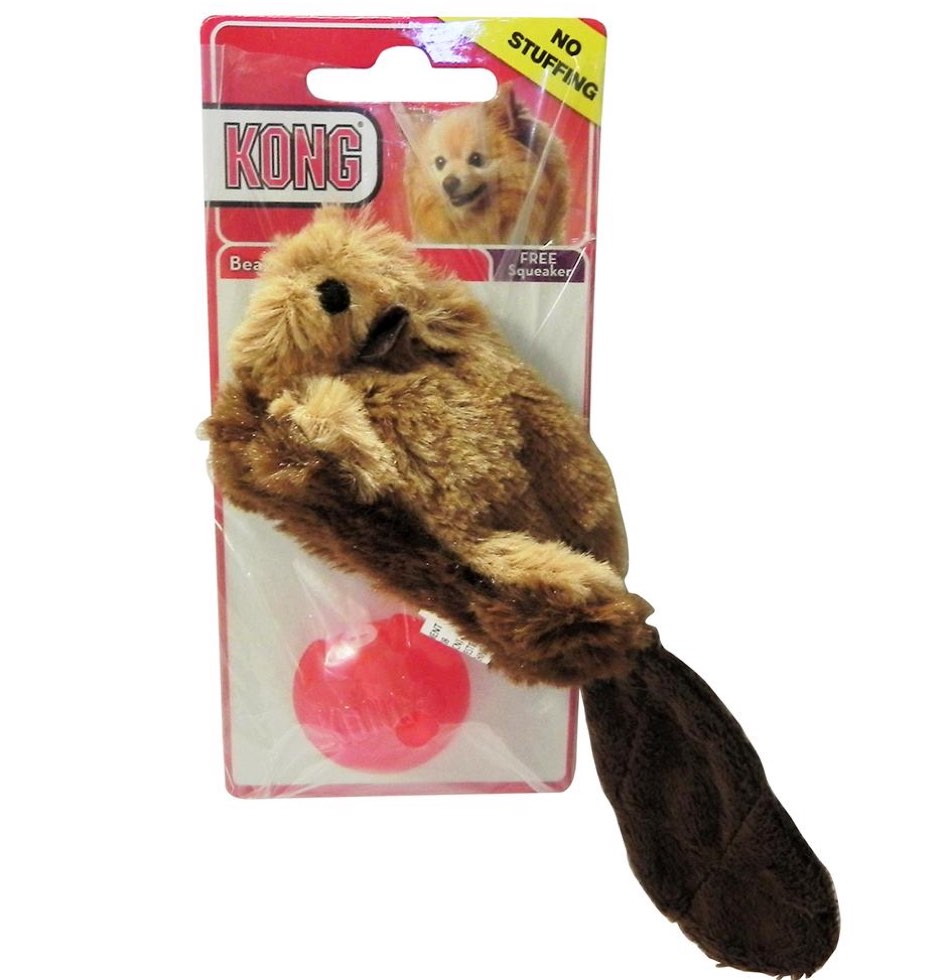 Kong Beaver Plush Dog Toy Small - Kohepets