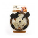 All For Paws Lamb Rope Flyers Dog Toy