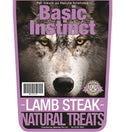 Basic Instinct Lamb Steak Natural Dog Treats 130g