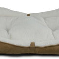 All For Paws Lambswool Bolster Bed - Medium - Kohepets