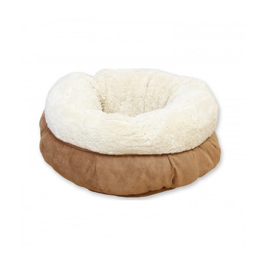 All For Paws Large Donut Bed - Tan - Kohepets