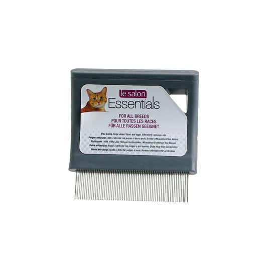 Le Salon Essentials Cat Flea Comb Grooming Brush - Small - Kohepets