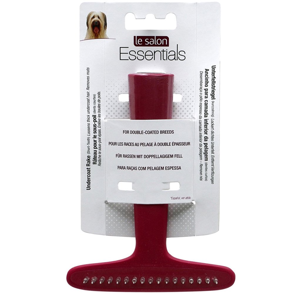 Le Salon Essentials Dog Single Row Undercoat Rake - Kohepets