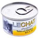 LeChat Premium Tuna With Chicken Canned Cat Food 80g