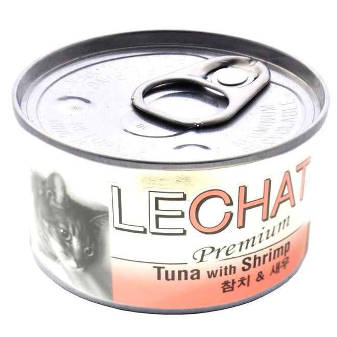 LeChat Premium Tuna With Shrimp Canned Cat Food 80g - Kohepets