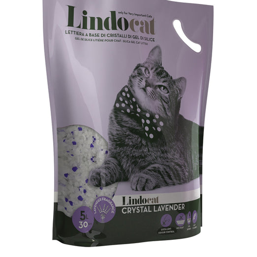 Lindocat Crystal Lavender Silica Gel Cat Litter 5L - Kohepets