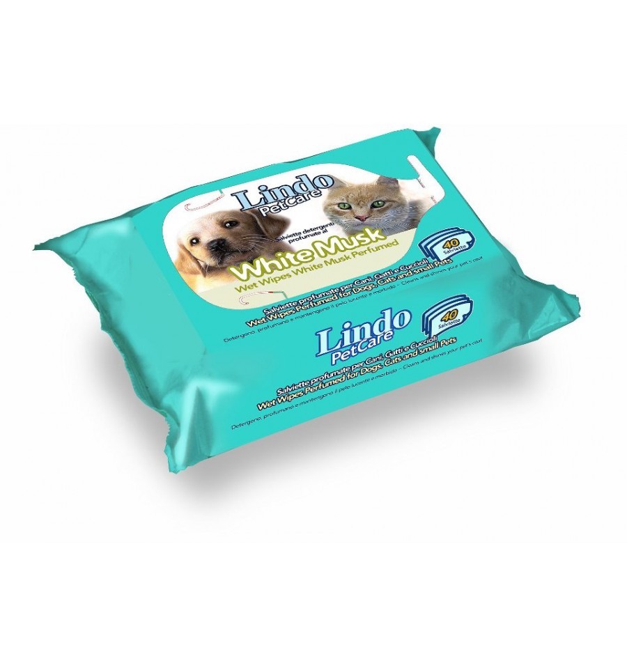 Lindocat Scented Pet Wipes 40 sheets - Kohepets