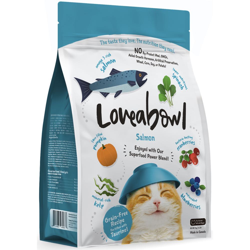 29% OFF: Loveabowl Salmon Grain Free Dry Cat Food - Kohepets